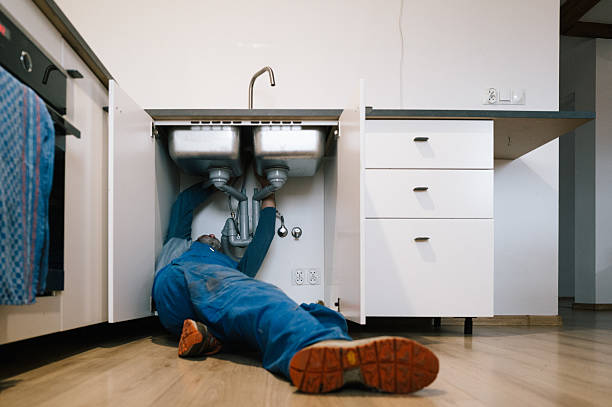 Professional Plumbing technician working in Simpson, PA